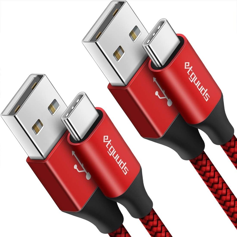 2-Pack 3A Fast Charging Type-C Charger for iPhone 15 Pro Max, Samsung Galaxy S25