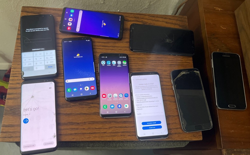 Samsung Galaxy S9+ S9 S8 S8+ Etc Cellphone Lot NICE!