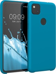 Google Pixel 4a Case – TPU Silicone Phone Cover with Soft Finish – Caribbean Blu
