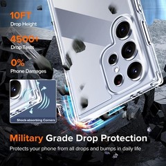 For Samsung Galaxy S25 Ultra Case With Military Grade Cover and Screen Protector