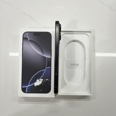 Apple iPhone 16 Pro Max 512GB Black Titanium with box read description