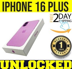 APPLE IPHONE 16 PLUS 256GB PINK (FACTORY UNLOCKED) 🔋 100% BATTERY 🔋❖SEALED❖