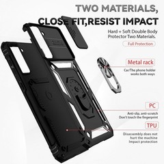 For Samsung Galaxy S21 Plus Case w/Screen Protector and Military Grade Cover