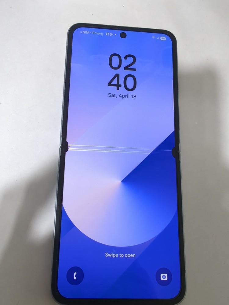 ⚠️READ⚠️ Samsung Galaxy Z Flip6 256GB, SM-F741U1, Factory Unlocked, Blue #61116