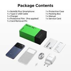 DOOGEE Note56Plus Cell Phone Android 16 48GB+256GB 6150mAh Smartphone 50MP+8MP