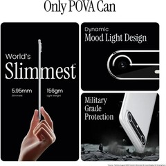 Tecno Pova Slim 5G Smartphone 8GB RAM 128GB Slim Black Global Version Unlocked