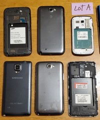 SALE! Lot 10-Samsung Galaxy Note 5, Note 4, Note 2, S6, LG Thrill Untested READ