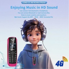 J60 Unlocked Simple Mini Mobile Cell Phones Card Dial 4G GSM Bluetooth MP3 Phone
