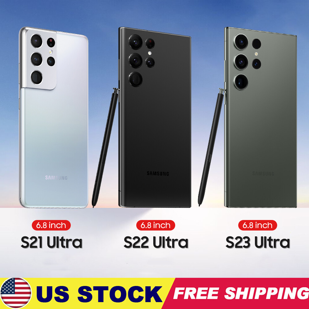 🤩NEW SEALED Samsung Galaxy S21 Ultra/S22 Ultra/S23 Ultra 5G Factory Unlocked US