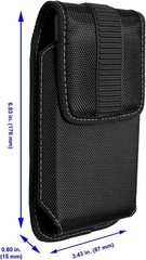Nylon Cell Phone Holster for LG K51, Stylo 6, Motorola Moto G Stylus 5G 2022/202
