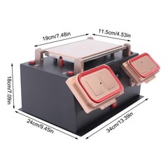 3-in-1 LCD Separator Machine – 300W 40-120°C, 7&Prime; Max, w/Vacuum Pump, US Plug，NEW