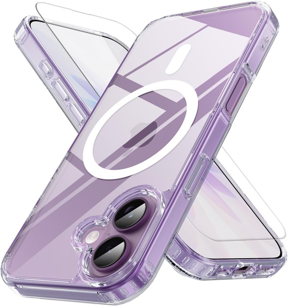 iPhone 17 Case 6.3&Prime; Shockproof Protective Phone Cover Compatible with Mag Safe