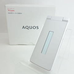 New SHARP AQUOS Keitai 3 806SH Flip Phone SIM Free Unlocked White JP