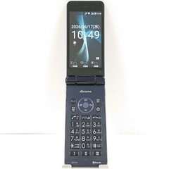 Sharp Aquos Mobile Sh-01J Docomo Blue Black Main Body C20727 Japanese Flip phone