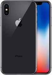 Apple iPhone X A1865 (Fully Unlocked) 64GB Space Gray (Excellent)
