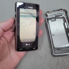 LG VX9600 Versa Verizon CHROME BEZEL Touch Screen Cell Phone 3G *Read*