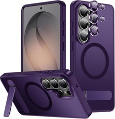 Slim Silicone Case in Cobalt Violet for Samsung Galaxy S26 Ultra with Stand