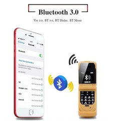 Unlocked J9 Mini Filp Dialer Cellphone GSM Mobile Card Phones FM Radio BT 3.0