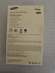 Samsung Galaxy S5 SM-G900V (Verizon) Black 16GB with Box See Pictures