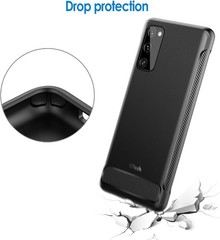 Slim Fit Case for Samsung Galaxy S20 FE 5G 6.5-Inch, Thin Phone Cover, Black