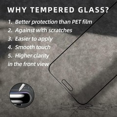 1PCS Privacy Screen Protector for iPhone 17 6.3 Inch Gradient Color Full Coverag