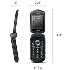 Kyocera DuraXV 4G LTE 16GB 5MP PTT Rugged Flip for VERIZON +GSM Unlocked (E4610)