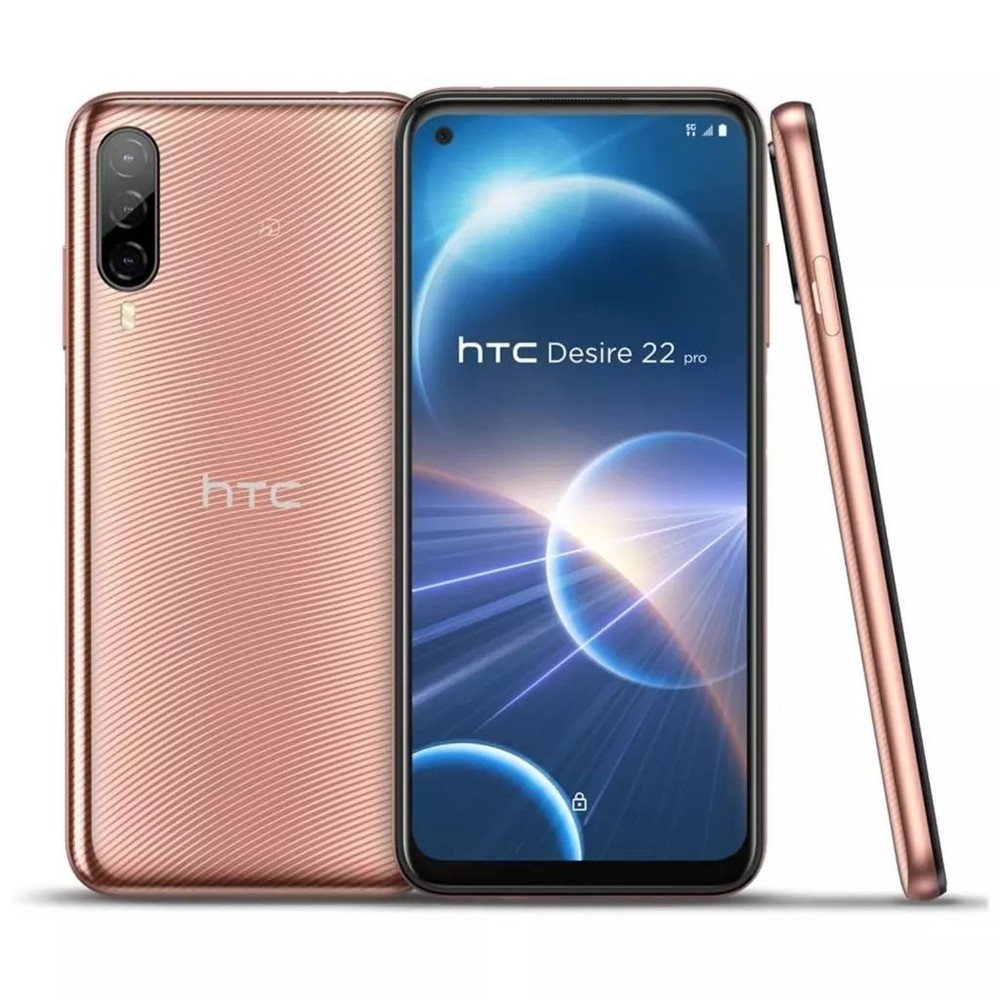 HTC Desire 22 Pro 128GB 8GB Dual SIM GSM Factory Unlocked Cherry Blossom JP