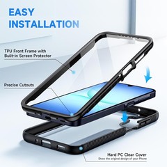 Designed for Samsung Galaxy A17 A16 5G Phone Case, Full Body Shockproof Cover