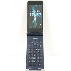 Sharp Aquos Mobile Sh-01J Docomo Blue Black Main Body C20728 Japanese Flip phone