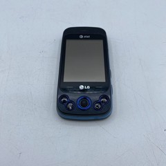 LG Neon II GW370 AT&T Blue Slider QWERTY Keyboard Cell Phone Retro Y2K Untested