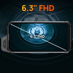 4G LTE Android 13 Rugged Smartphone NFC Mobile Waterproof 128G POC UNIWA W999