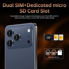 2026 G17 Pro Max 256GB 5G Unlocked Smartphone Android Dual SIM Cell Phone