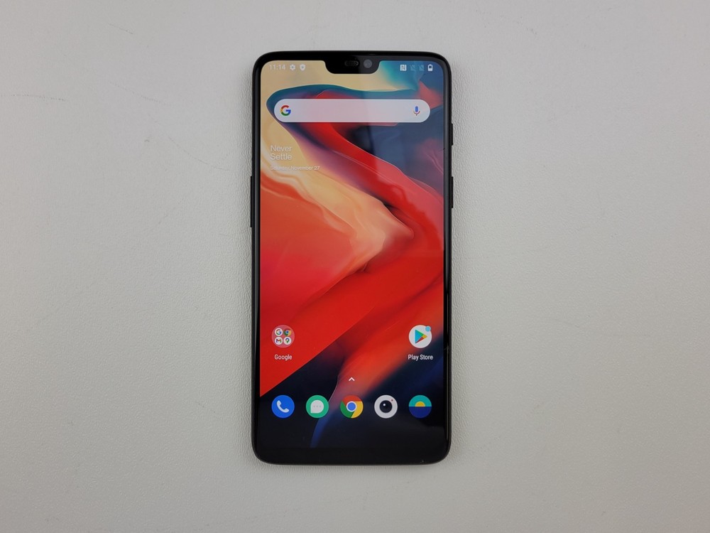 OnePlus 6 (A6003) 256GB (GSM Unlocked) Dual SIM Smartphone – CRACKED – H7762