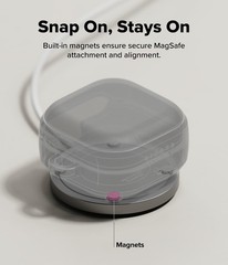 Black Onyx Magnetic Cover for Galaxy Buds 4 Pro & Galaxy Buds 4 – Compatible Mag
