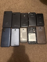 Lot of 10 Phones (Samsung, Vortex, Coolpad, Cricket)