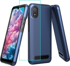 Cloud Mobile Stratus C8 Phone Case with Screen Protector, Heavy Duty Cover
