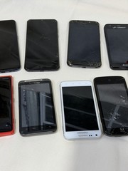 Lot of 11 Mixed Smartphones For Repair Or Parts Untested