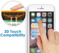 Screen Protector for iPhone 8 Plus and iPhone 7 Plus 5.5-Inch, Tempered Glass Fi