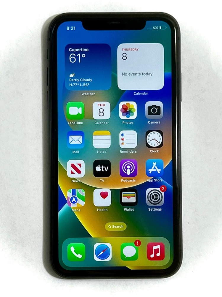 Apple iPhone 11 – 64GB – Black (Unlocked) A2111 (CDMA + GSM)