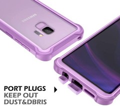 For Galaxy S9 Case with Screen Protector Military Grade 360 Full Body Case