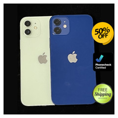 Apple iPhone 12 64GB/128GB – Black, Blue, Green – Unlocked, Verizon, AT&T, 5G