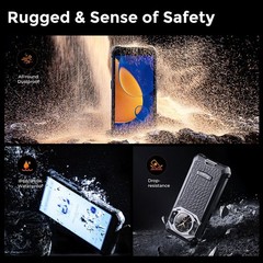 Global FOSSiBOT F101 PRO 4G LTE Rugged Phone Android Leather Mobile Dual Display