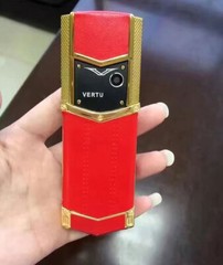 V9 Unlocked Dual SIM cards GSM Metal Body Leather Luxury Mobile Phone Cellphone