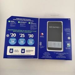 TracFone LG Journey 4G LTE Prepaid Smartphone (Locked) Black 16GB, SIM – UNUSED