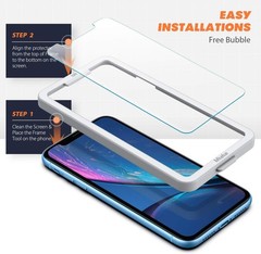 3 Pack Tempered Glass Screen Protector for iPhone 11/XR 6.1 Inch HD Clear Anti-S