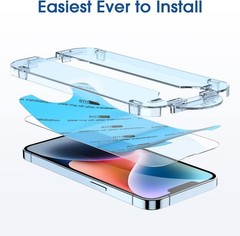 iPhone 14 6.1 2-Pack Clear Tempered Glass & Camera Lens Protectors