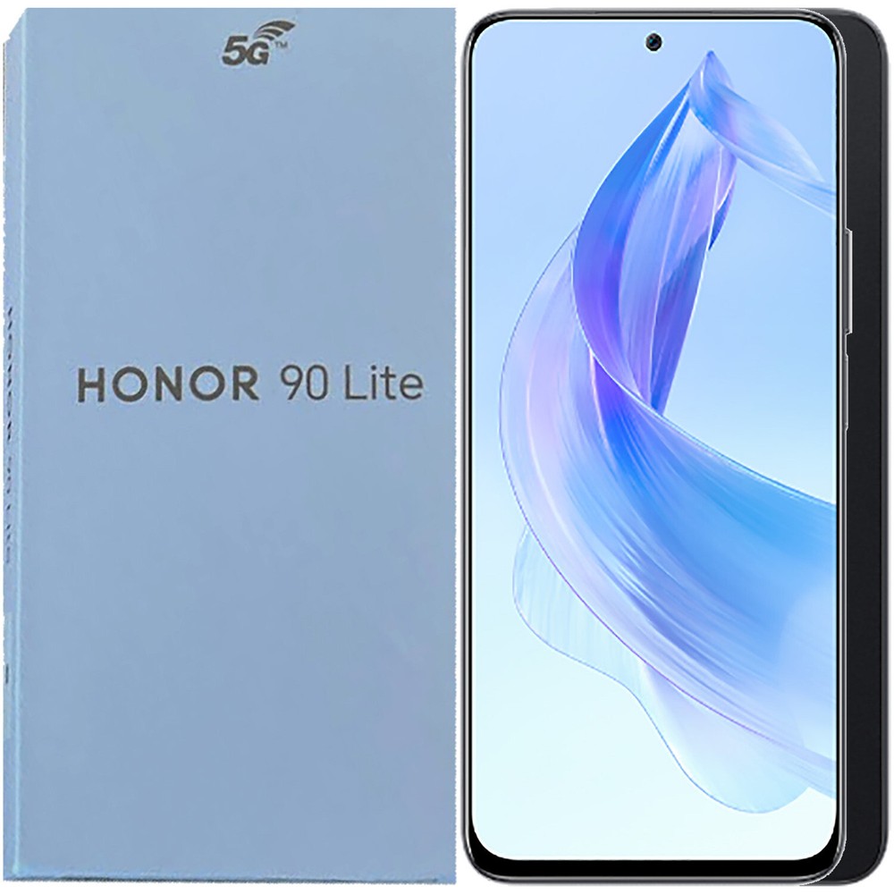 Honor 90 Lite 5G Midnight Black 256GB + 8GB Dual-Sim Unlocked GSM NEW