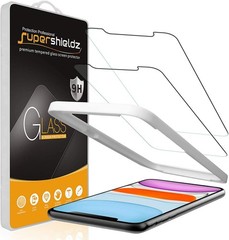 2PCS Tempered Glass Screen Protector for iPhone 11 & iPhone XR 6.1 Inch Anti Scr
