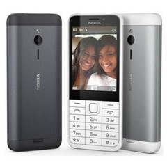 Nokia 230 Black/White (Unlocked) Dual-Sim 2G Classic Button Mobile Phone