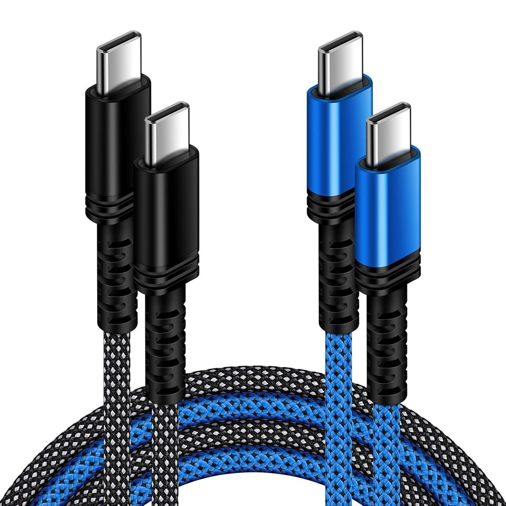 6FT USB-C Fast Charging Cable 2 Pack for Samsung Galaxy S26/S25, Type C Adapter